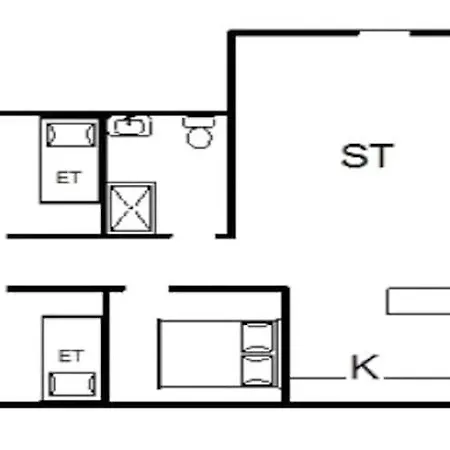 4 Person In Vakantiehuis Nørre Nebel